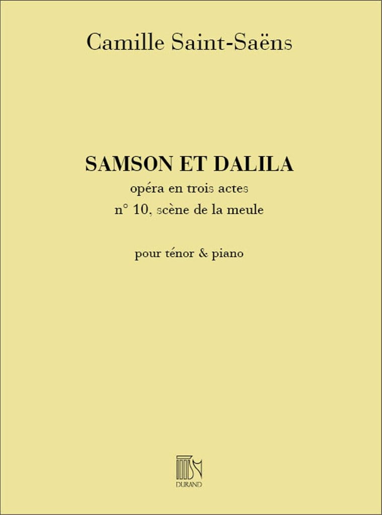 Samson Et Dalila N 10 Fr-All Tenor-Piano